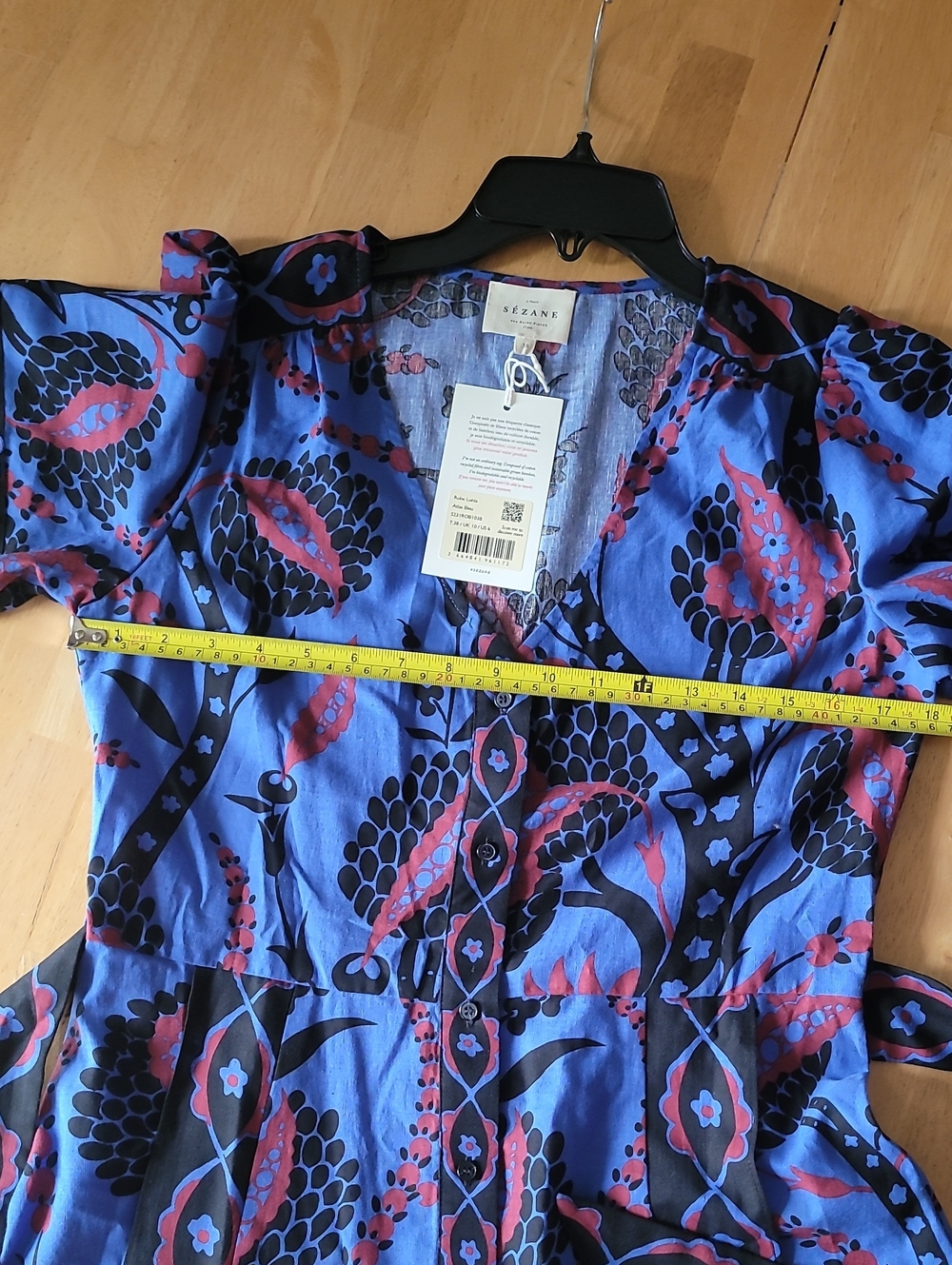 Sézane Sezane Lohla Dress in Atla blue - Picture 5 of 12